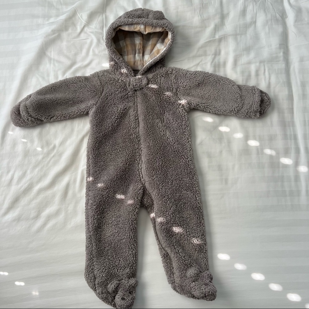 Carter’s Winter Pram Suit, Grey, Size 9 Months - Picture 5 of 8